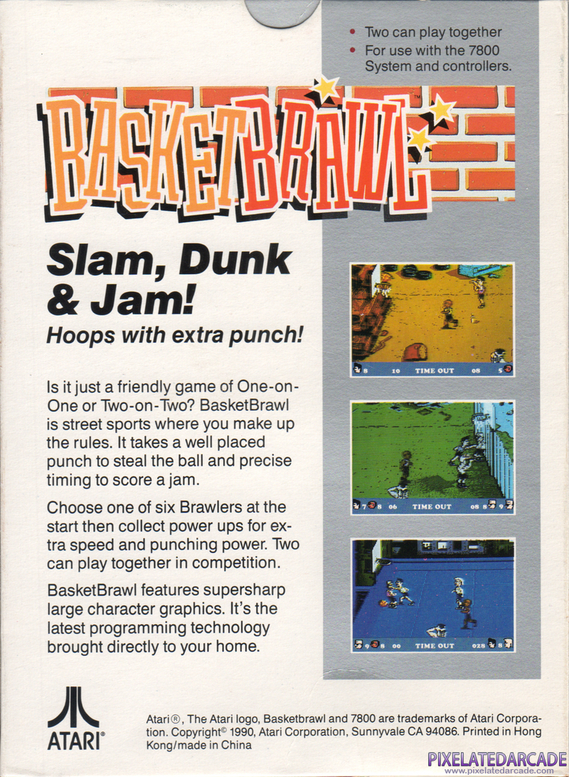 BasketBrawl Cover Art: 