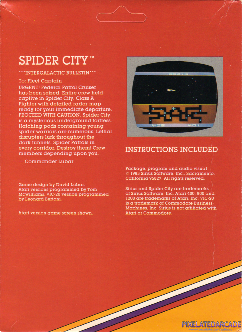 Spider City Cover Art: 
