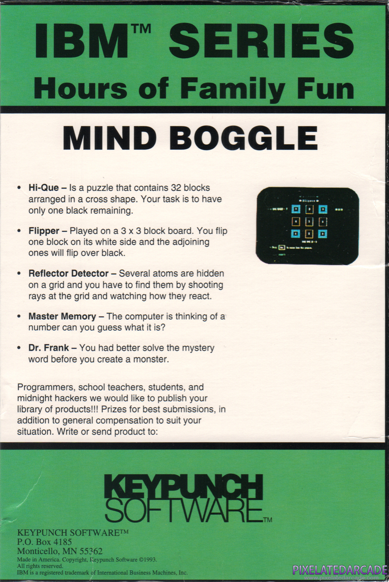 Mind Boggle Cover Art: Mind Boggle Cover Art: