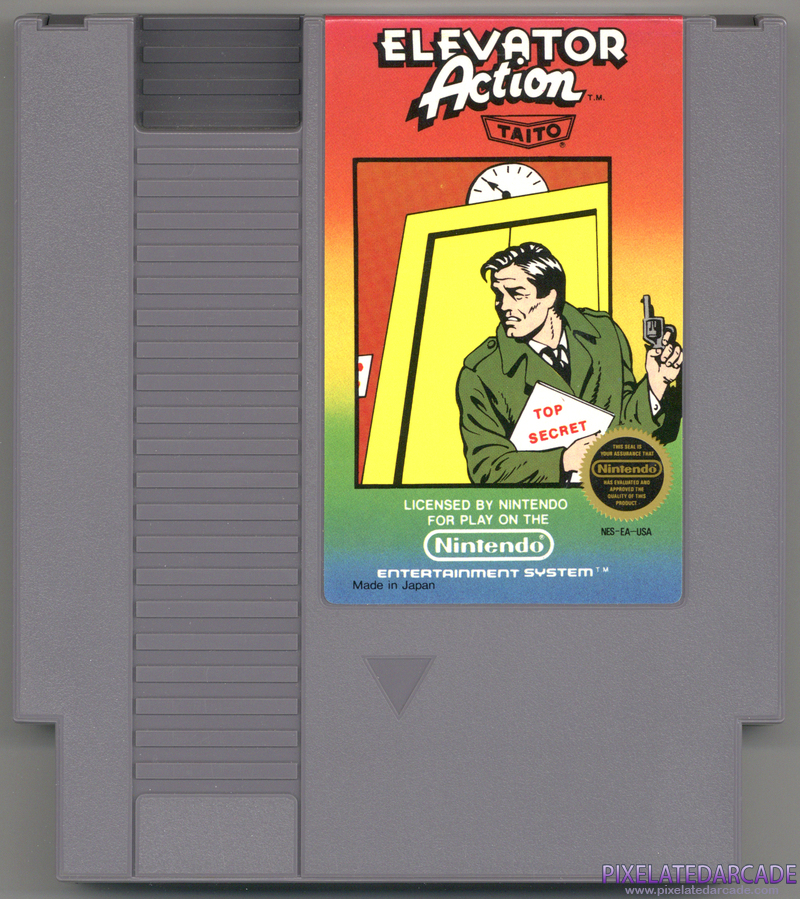 Elevator Action Cover Art: Front Elevator Action Cover Art: Front
