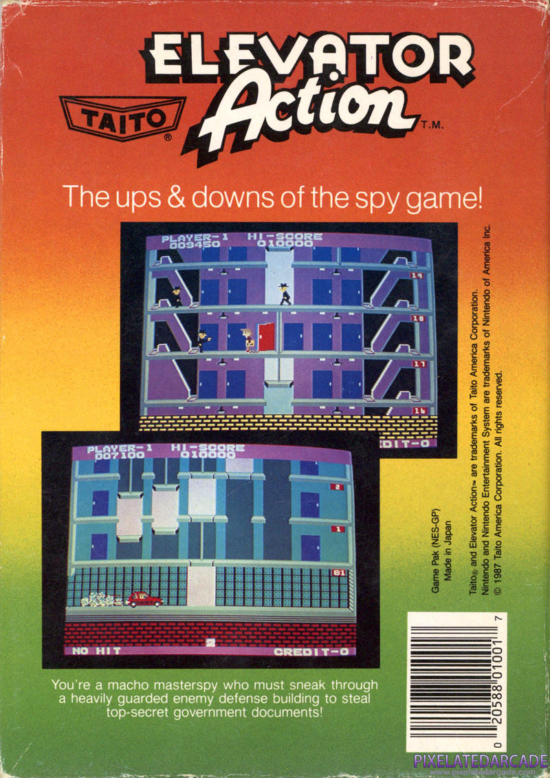 Elevator Action Cover Art: Elevator Action Cover Art: