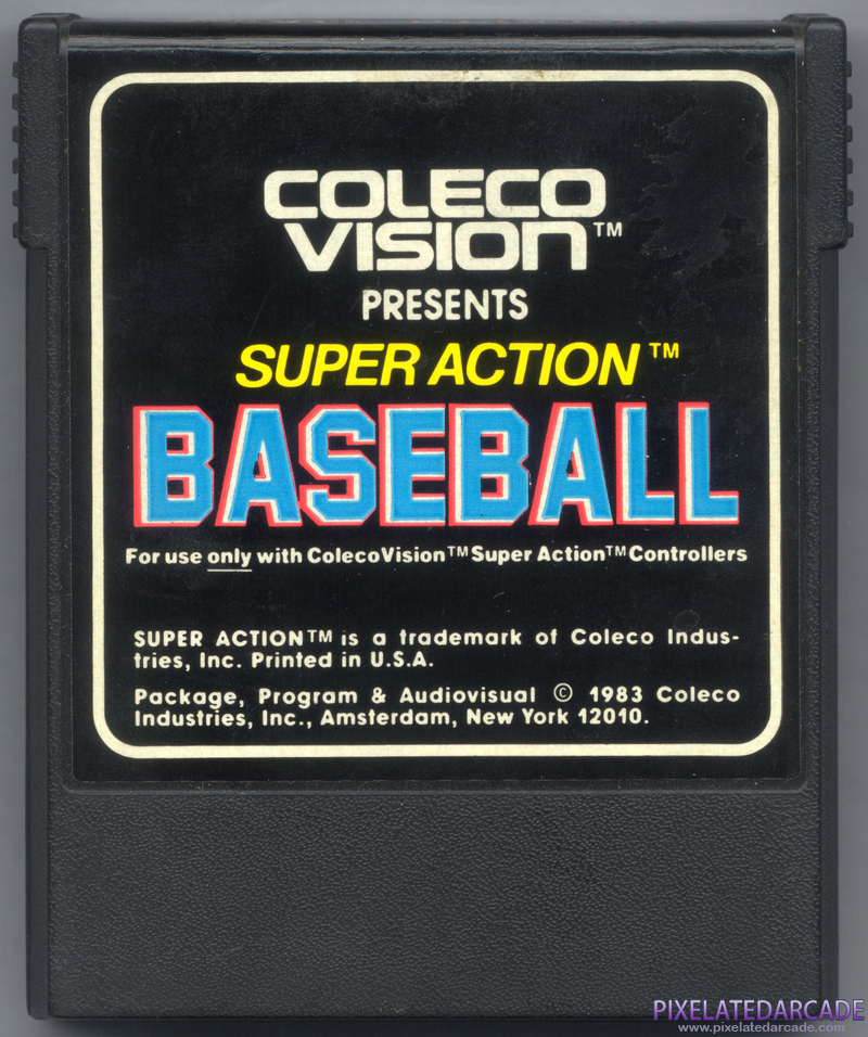 Super Action Baseball Cover Art: Front Super Action Baseball Cover Art: Front