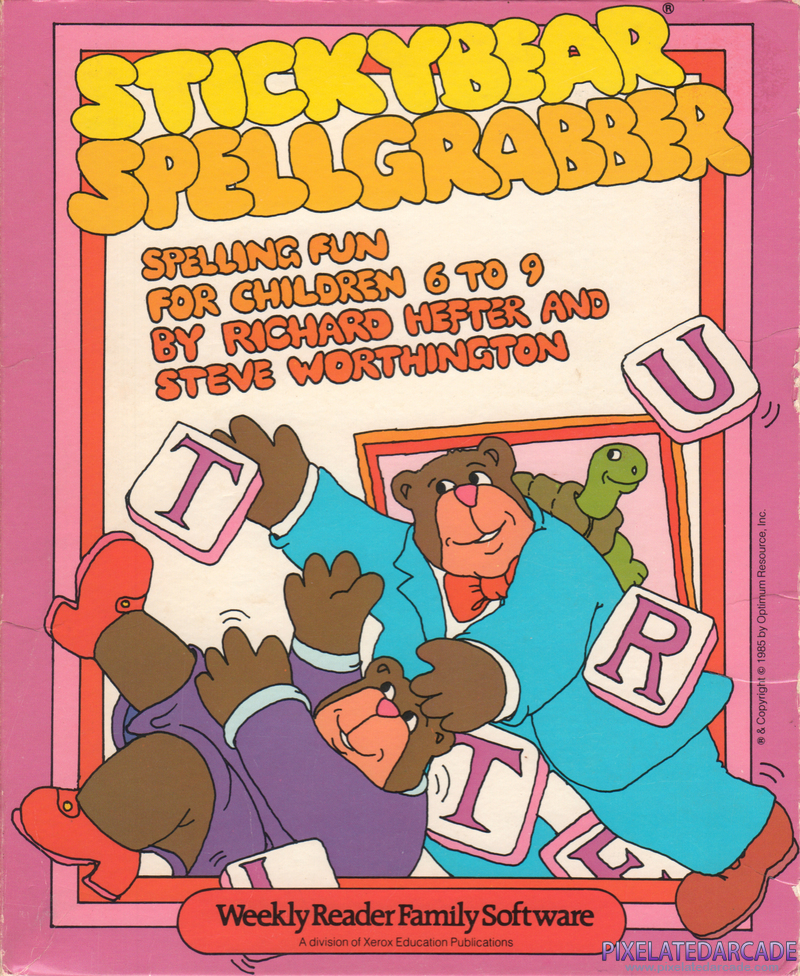 Stickybear Spellgrabber Cover Art: Stickybear Spellgrabber Cover Art: