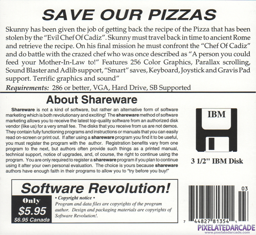 Save Our Pizzas Cover Art: Save Our Pizzas Cover Art: