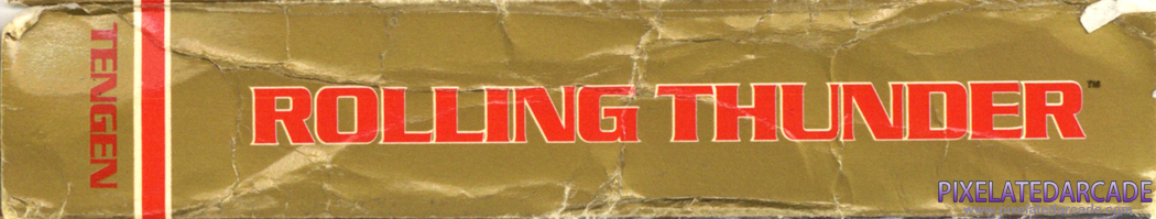 Rolling Thunder Cover Art: Top Spine Rolling Thunder Cover Art: Top Spine