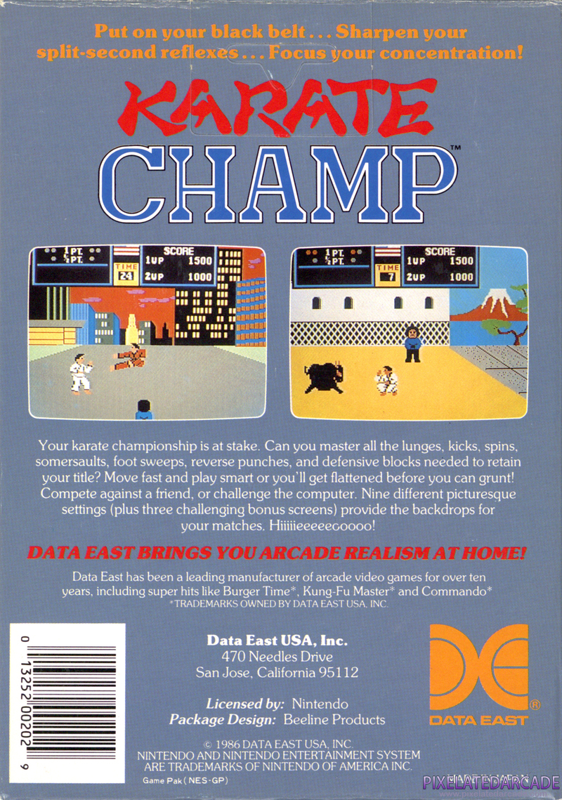 Karate Champ Cover Art: Karate Champ Cover Art: