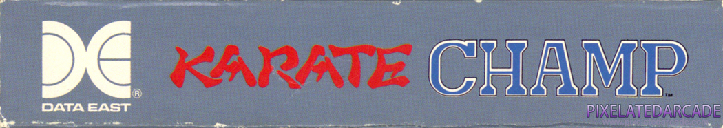 Karate Champ Cover Art: Top Spine Karate Champ Cover Art: Top Spine
