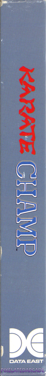 Karate Champ Cover Art: Left Spine Karate Champ Cover Art: Left Spine