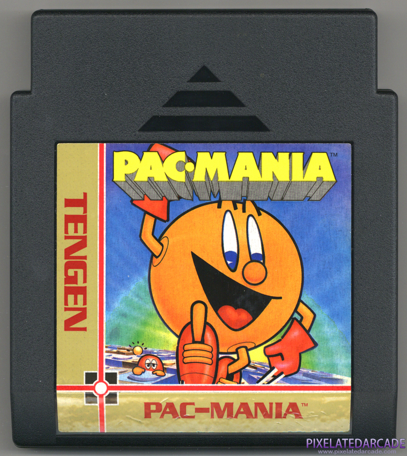 Pac-Mania Cover Art: Front Pac-Mania Cover Art: Front