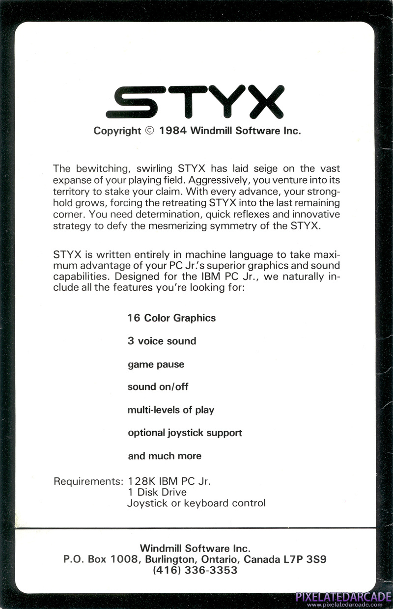 Styx Cover Art: 