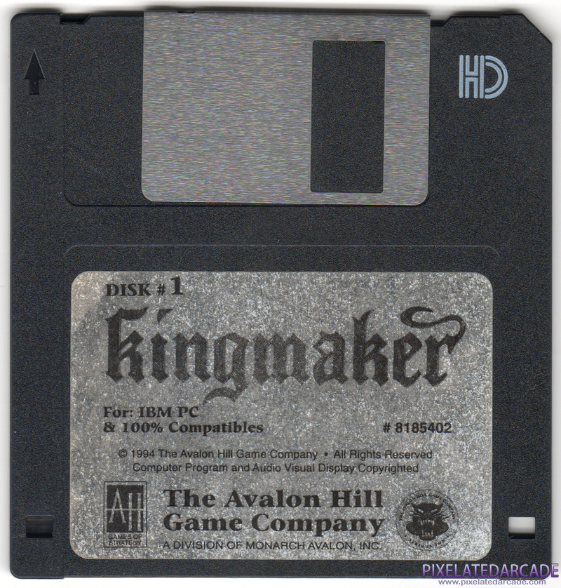 Kingmaker Cover Art: Disk 1 of 3 Kingmaker Cover Art: Disk 1 of 3