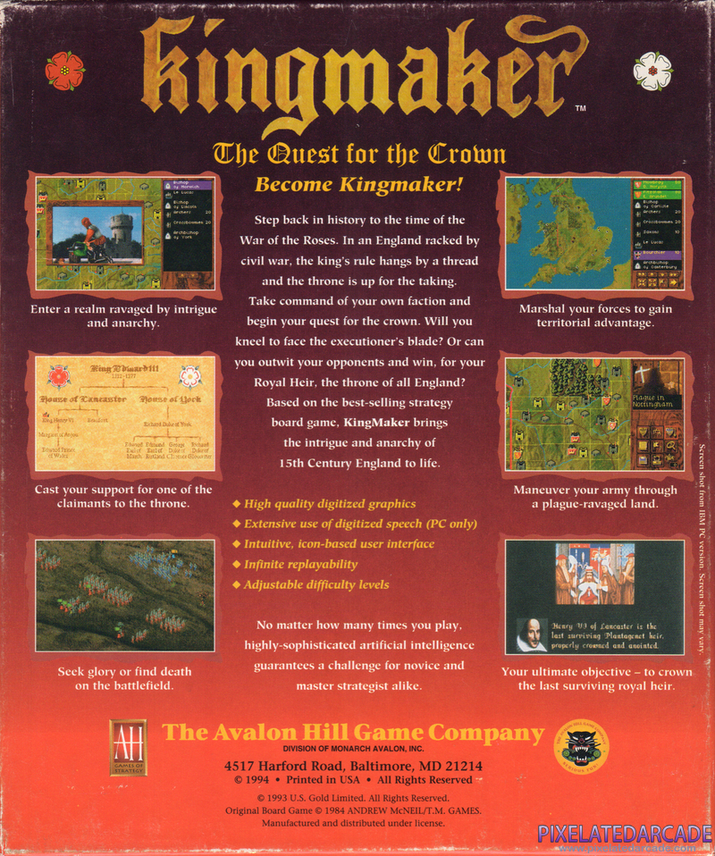 Kingmaker Cover Art: Kingmaker Cover Art: