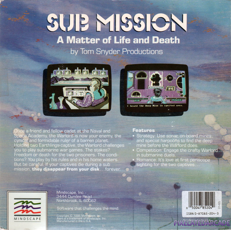 Sub Mission Cover Art: Sub Mission Cover Art:
