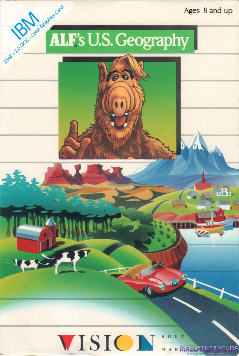 ALF's U.S. Geography Cover Art: ALF's U.S. Geography Cover Art: