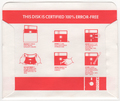 Disk Sleeve - Back