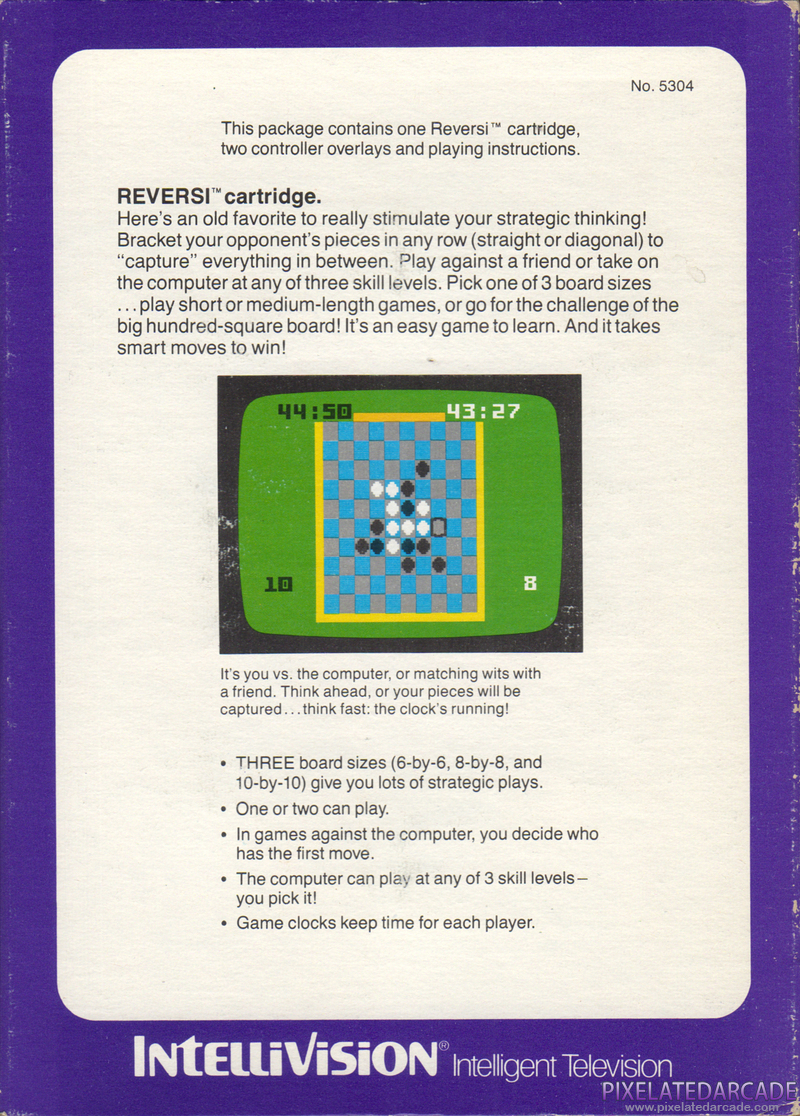 Reversi Cover Art: Reversi Cover Art:
