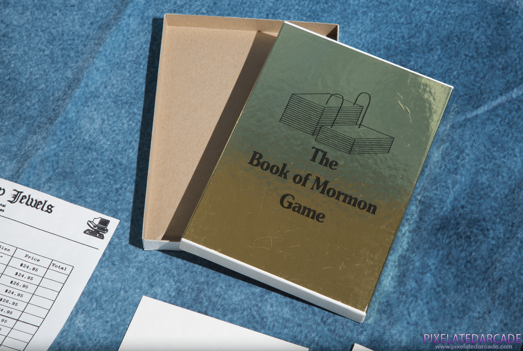 Book of Mormon Game, The Cover Art: Box