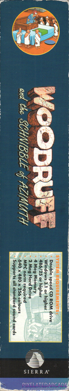 Bizarre Adventures of Woodruff and the Schnibble, The Cover Art: Right Side
