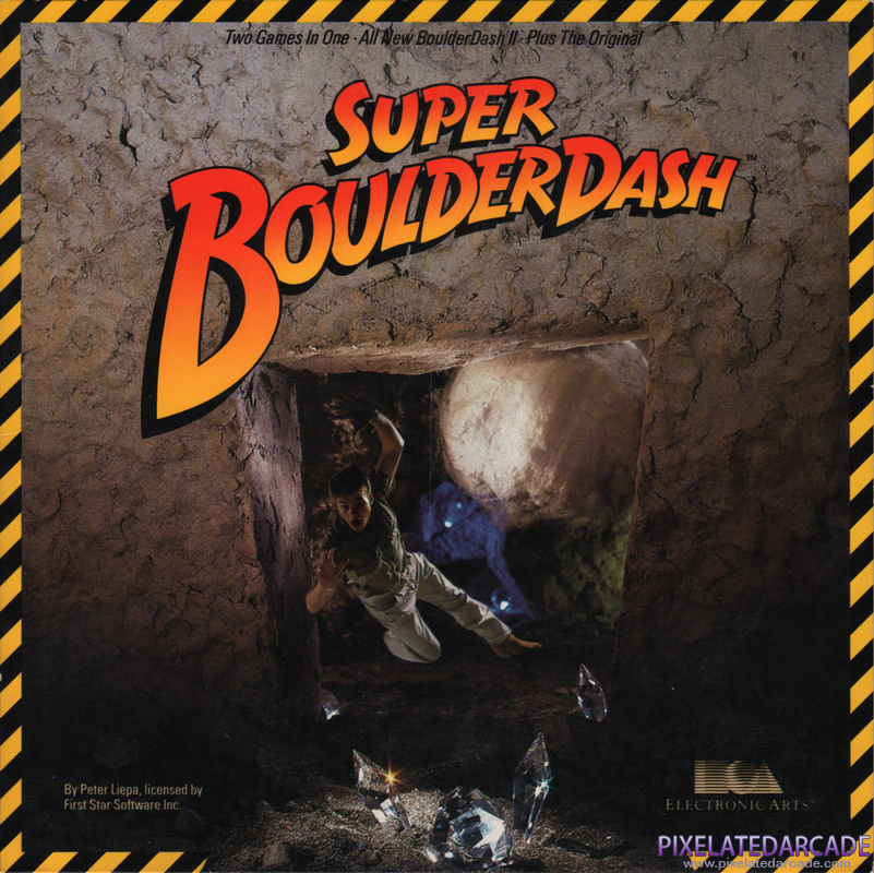 Super Boulder Dash Cover Art: Super Boulder Dash Cover Art: