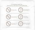 Disk Sleeve - Back