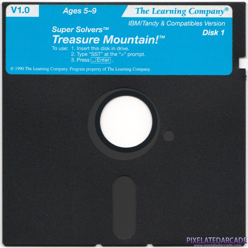 Super Solvers: Treasure Mountain! Cover Art: Disk 1 of 2 Super Solvers: Treasure Mountain! Cover Art: Disk 1 of 2