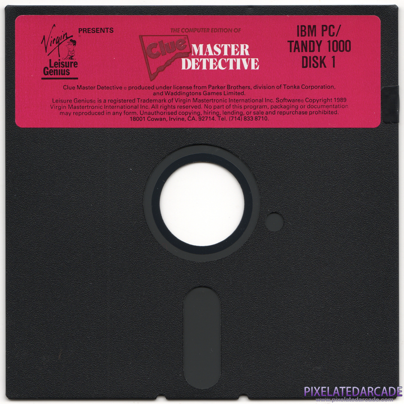 Clue: Master Detective Cover Art: Disk 1 of 2 Clue: Master Detective Cover Art: Disk 1 of 2