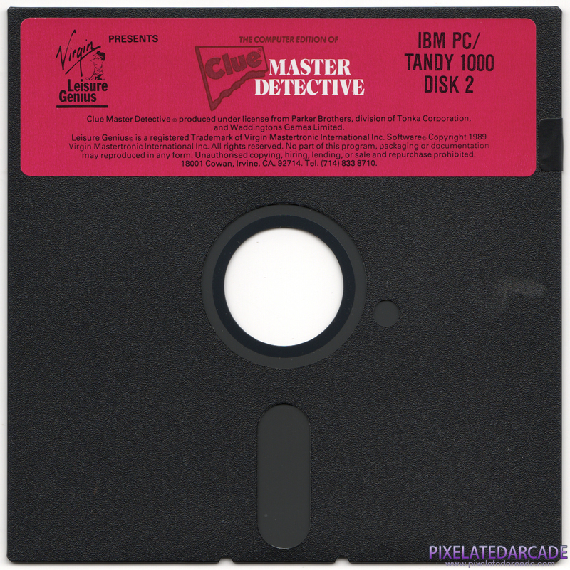 Clue: Master Detective Cover Art: Disk 2 of 2 Clue: Master Detective Cover Art: Disk 2 of 2