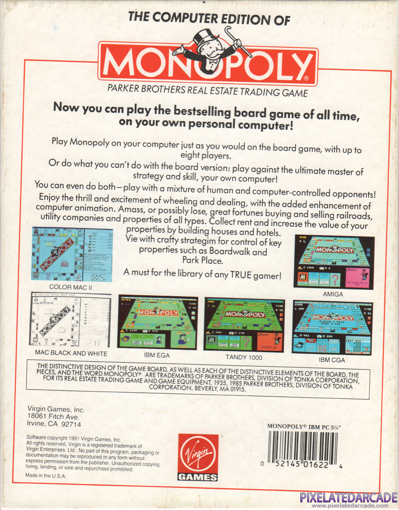 Monopoly Cover Art: 