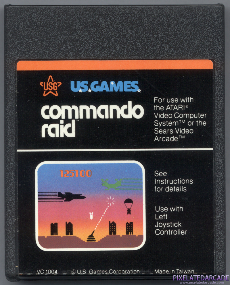 Commando Raid Cover Art: Front Commando Raid Cover Art: Front