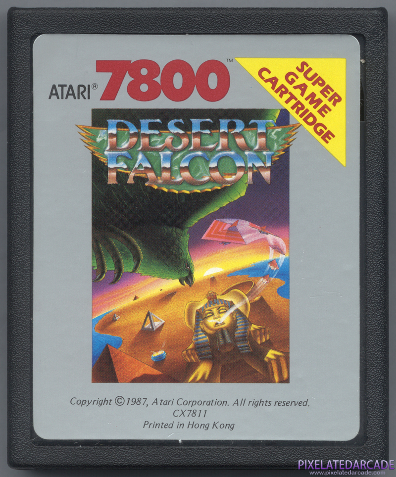 Desert Falcon Cover Art: Front Desert Falcon Cover Art: Front