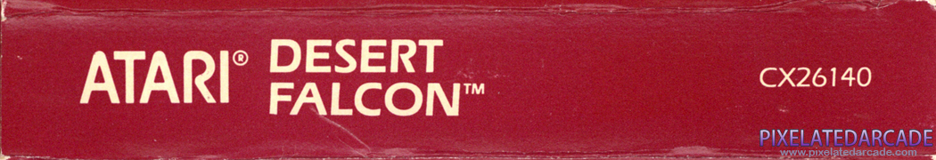Desert Falcon Cover Art: Top Spine Desert Falcon Cover Art: Top Spine