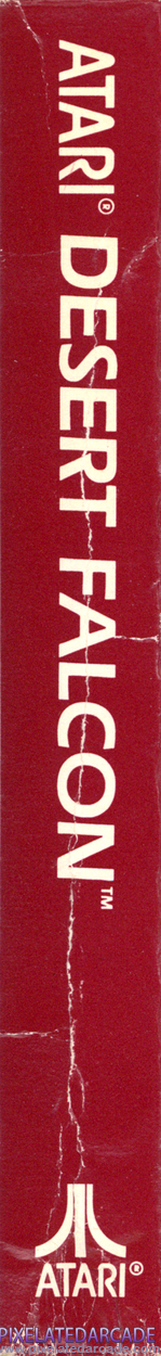 Desert Falcon Cover Art: Left Spine Desert Falcon Cover Art: Left Spine