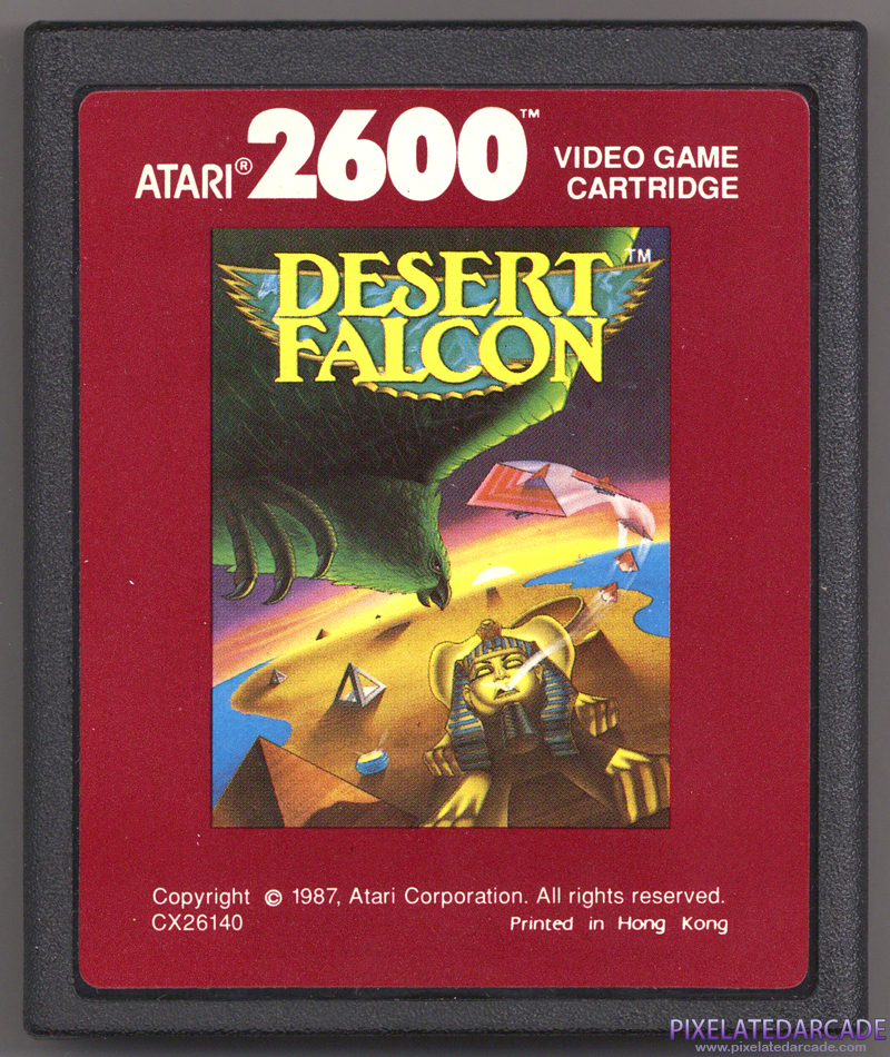 Desert Falcon Cover Art: Front Desert Falcon Cover Art: Front
