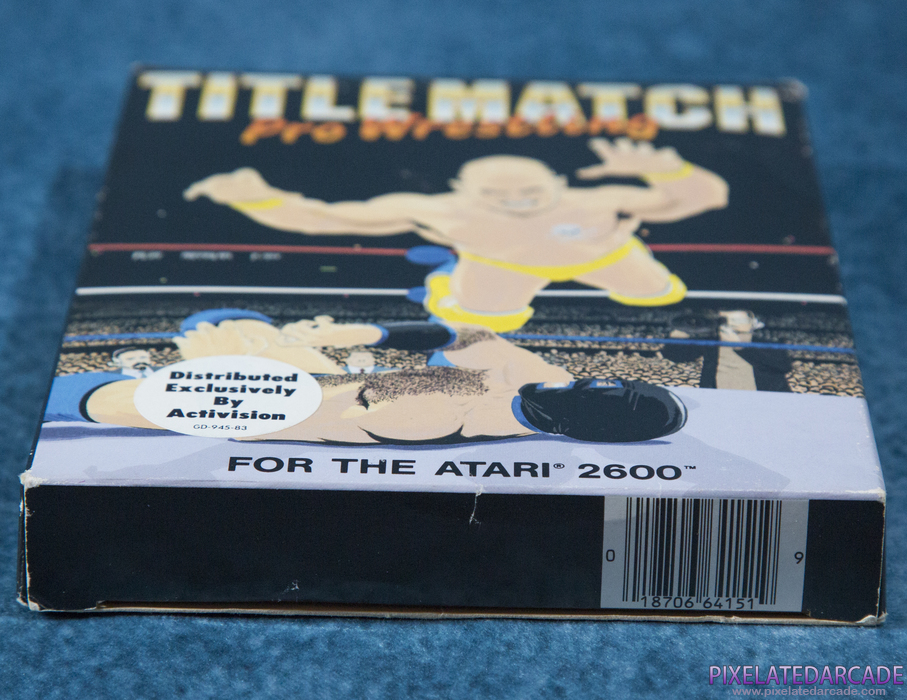 Title Match Pro Wrestling Cover Art: Box Bottom Spine Title Match Pro Wrestling Cover Art: Box Bottom Spine