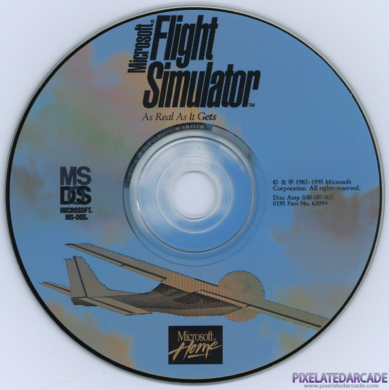 Microsoft Flight Simulator (v5) Cover Art: 