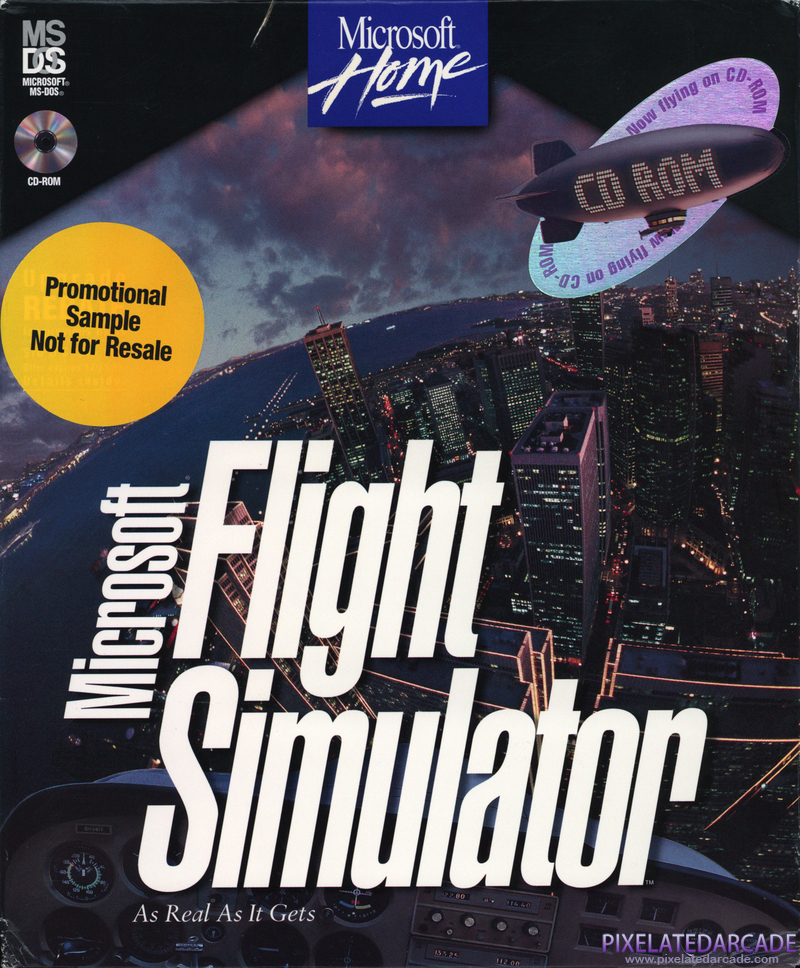 Microsoft Flight Simulator (v5) Cover Art: 