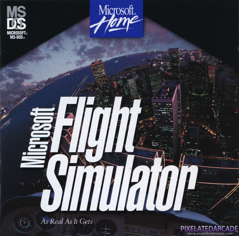 Microsoft Flight Simulator (v5) Cover Art: Front