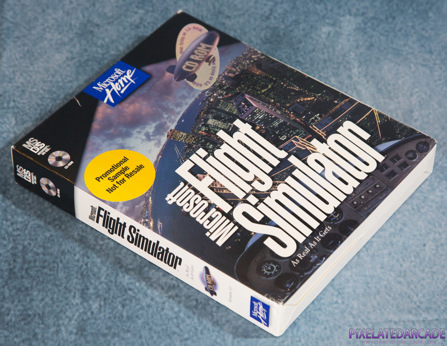 Microsoft Flight Simulator (v5) Cover Art: Box