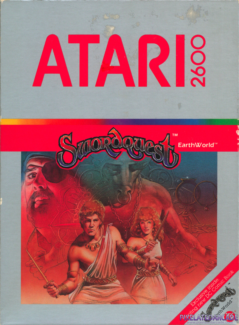 Swordquest: EarthWorld Cover Art: Swordquest: EarthWorld Cover Art: