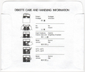 Disk Sleeve - Back