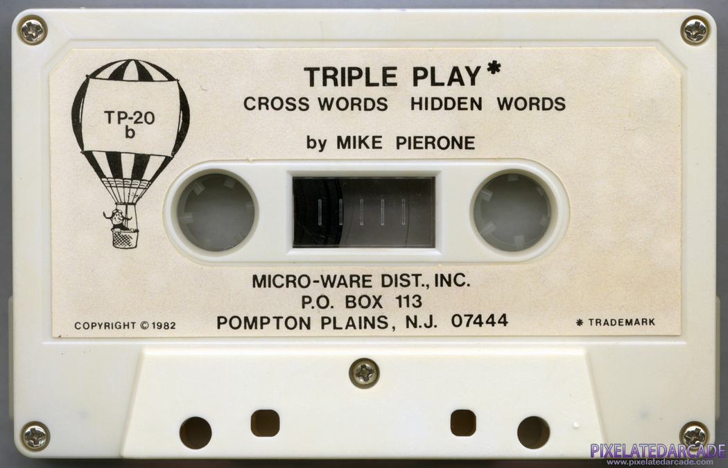 Triple Play Cover Art: Cassette 1 of 2 Triple Play Cover Art: Cassette 1 of 2