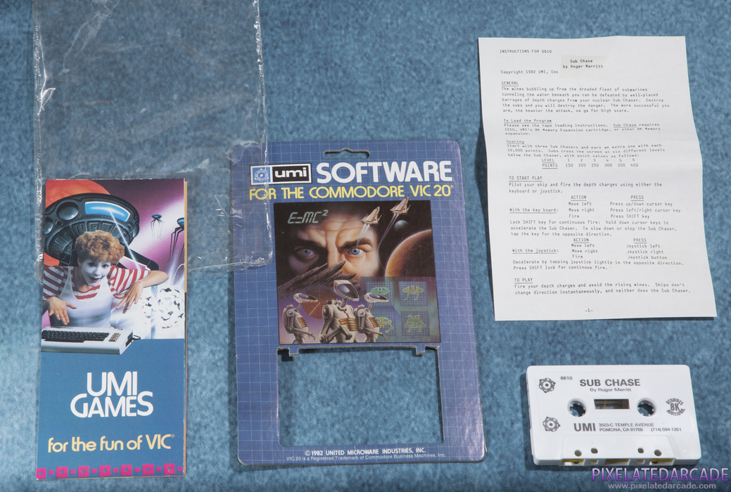 Sub Chase Cover Art: Package and Contents