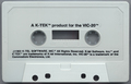 Media (Cassette Tape) - Back