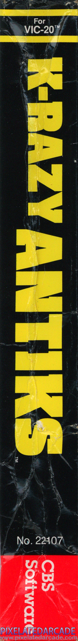 K-Razy Antiks Cover Art: Left Spine K-Razy Antiks Cover Art: Left Spine