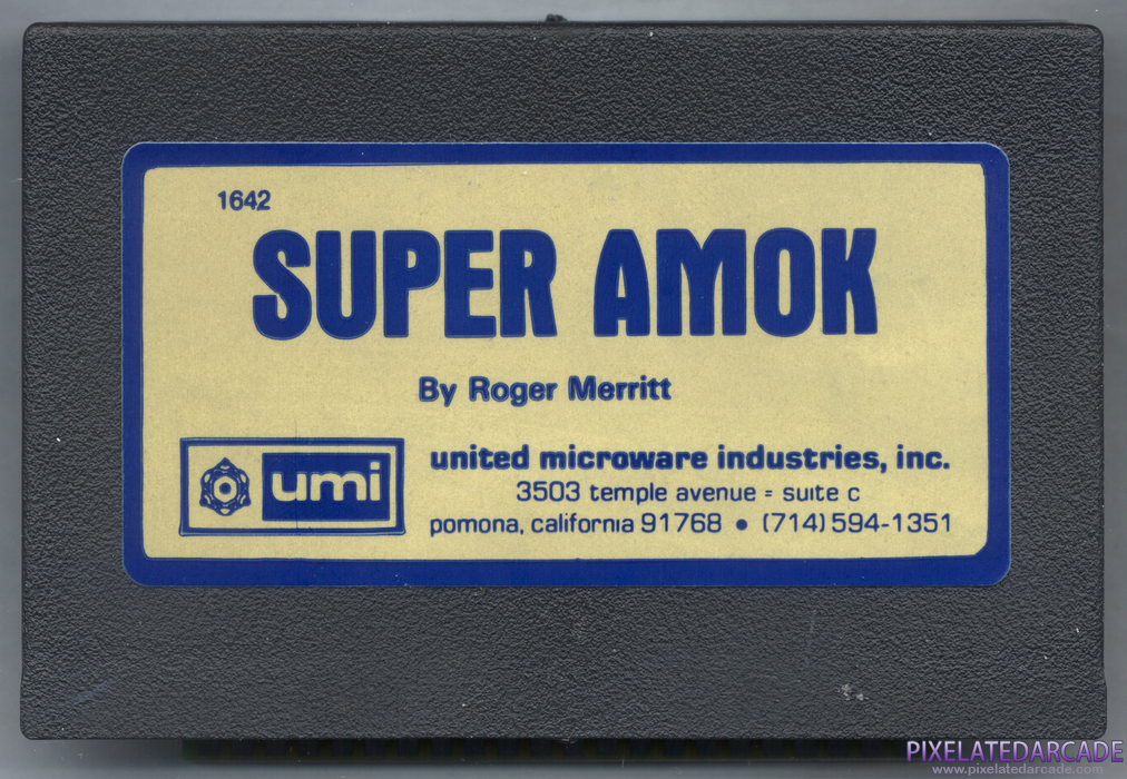 Super Amok Cover Art: Front