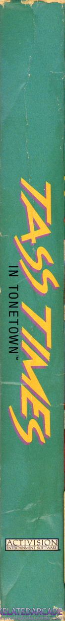 Tass Times in Tonetown Cover Art: Left Spine Tass Times in Tonetown Cover Art: Left Spine