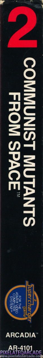 Communist Mutants from Space Cover Art: Left Spine Communist Mutants from Space Cover Art: Left Spine