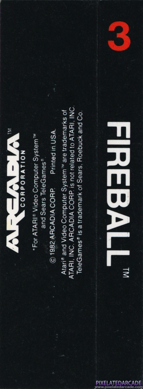 Fireball Cover Art: Side and Back Fireball Cover Art: Side and Back