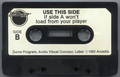 Media (Cassette Tape) - Back