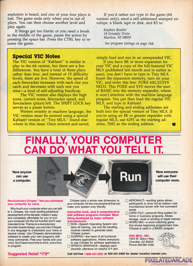 Kablam! Cover Art: Program Page 2 Kablam! Cover Art: Program Page 2